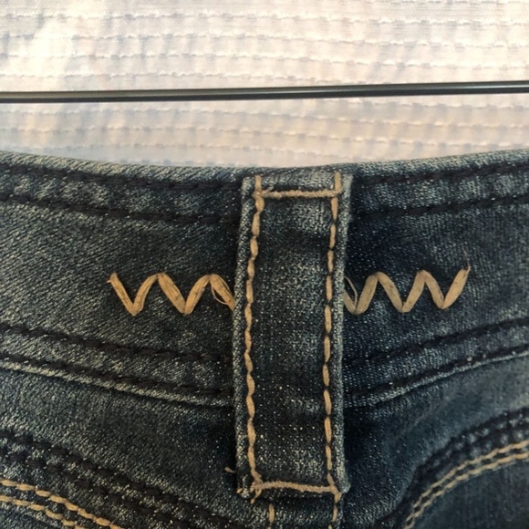 Seven7 Women’s Dark Wash Stretch Mid Rise Boot Cut Jeans Sz 13/31 NWT - Picture 8 of 16